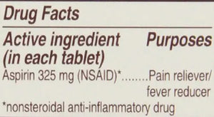 Genuine Bayer Aspirin 325mg Tablets, 50-Count (Pack of 2) BayerBuy Supplements Australia