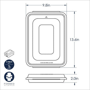 Nordic Ware Naturals Quarter Sheet with Lid Nordic WareBuy Supplements Australia