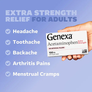 Genexa Kids & Adults Clean Acetaminophen Combo | Family Pain & Fever Bundle | Dye Free, 0% Artificial Additives | Vegan & Non-GMO | Medicine Made Clean | Ages 2-11, 12+ (2 Pack) GenexaBuy Supplements Australia