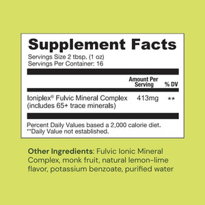 Ameo Life Fulvic Acid & Mineral Complex – Cellular Support, Detox, Collagen Boost – Promotes Skin, Hair, Nail Growth & Energy – Vegan, Gluten-Free, Non-GMO, Made in the USA -16 OZ Ameo LifeBuy Supplements Australia