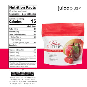 Juice Plus+ Fruit Blend Soft Chews (Chewables) - Boost Your Nutrition with 11 Fruits & Plant Ingredients - Vegan Gummy for Kids & Adults - Vitamins, Whole Food Nutrition - 120 Chewables Juice Plus+Buy Supplements Australia