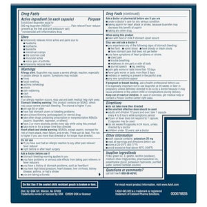 Advil Liqui-Gels Pain Reliever and Fever Reducer, Pain Medicine for Adults with Ibuprofen 200mg for Headache, Backache, Menstrual Pain and Joint Pain Relief - 50x2 Liquid Filled Capsules AdvilBuy Supplements Australia