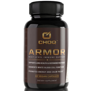 CHOQ Armor - Vegan Capsules - Professional-Grade Immune Defense - 20x Absorption Quercetin Phytosome - Andrographis - Astragalus - Supports Healthy Histamine Levels CHOQBuy Supplements Australia