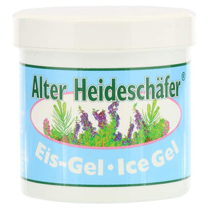 Ice-Gel with Peppermint, Campher & Menthol for Headaches, Stiff Neck, Joints, Muscles - Cooling & Soothing- Large 250ml Tub by Krauterhof BetzBuy Supplements Australia
