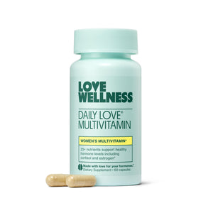 Love Wellness Daily Love Multivitamin for Women | Supports Energy, Cortisol, Immune Health, Stress Relief, & PMS | Complete with Vitamin D, C, Iron, Calcium, Zinc, & Biotin, Magnesium | 30-Day Supply Love Wellness buy supplements Au