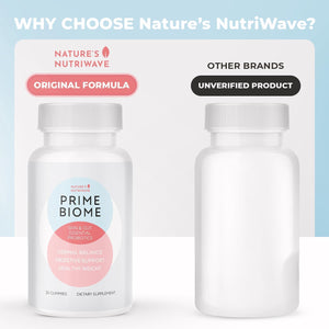 Nature’s NutriWave PrimeBiome Probiotic Gummies – Plant-Based Blend with Inulin, Lion’s Mane, Ginger & More– Non-GMO, No Stimulants, GMP Certified – 30 Gummies, 1 Month Supply Nature’s NutriWave buy supplements Au
