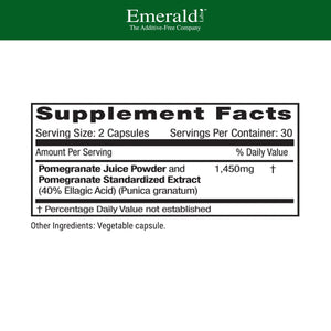 EMERALD LABS Cholesterol Health (90 Caps) & Pomegranate Extract (60 Caps) - Supports Heart Health & Immune Function - Gluten Free & Vegan EMERALD LABS buy supplements Au