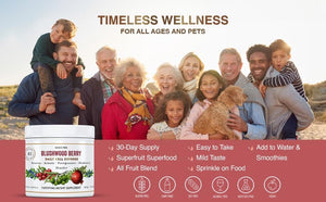 Aussie Pure Blushwood Berry Superfruit Daily Cell Defense - Soursop - Kakadu Plum - Pomegranate - Blueberry - Immune and Cell Support Powder - All Ages - Lab Tested and Authenticated - 180g/6.4oz Aussie Pure buy supplements Au