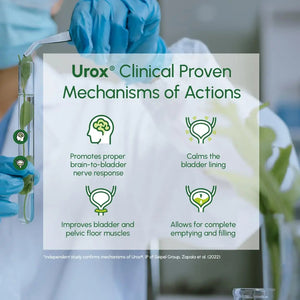 UROX Bladder Control, Safe and Effective Bladder Support Supplement for Men & Women, Helps Reduce Urinary Leakage, Frequency, Urgency, 180 Vegetarian Capsules UROXBuy Supplements Australia