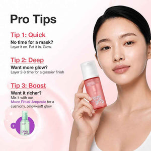 Essenherb Quick & Deep Oxy-Bubble Essence | Firming & Glow Serum with Collagen, Peptide & Niacinamide | Fast Absorption & Makeup-Ready
