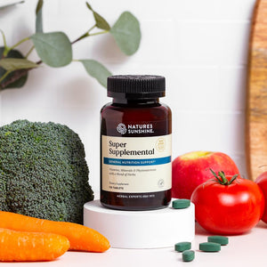 Nature's Sunshine Super Supplemental: Complete Multivitamin with Minerals, Antioxidants & More for Nutritional Gaps, Overall Health, Immune & Energy Support. 120 Tabs Nature's Sunshine buy supplements Au