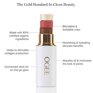 supplement productsOgee Face Stick Crystal Collection Trio - Contour Stick Makeup Collection - Certified Organic Contour Palette - Includes Bronzer Stick, Blush Stick & Highlighter Stick - JerryCherryUSA