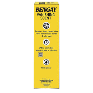Bengay Menthol 2.5% Topical Analgesic Gel Vanishing Scent 2oz BengayBuy Supplements Australia