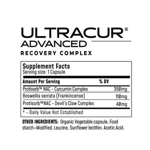 UltraCur Advanced Joint Support Supplement with High Absorption Curcumin - Extra Strength Protisorb Liquid Protein Scaffold - Supports Mobility & Flexibility with Devils Claw & Boswellia - 60 Capsules UltraCurBuy Supplements Australia