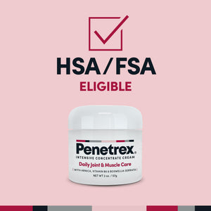 Penetrex Daily Joint & Muscle Care Cream – Soothing Botanical Formula with Arnica, Vitamin B6 & MSM – Lightweight Fast-Absorbing Cream for Everyday Movement - Non-Greasy - Light Scent- 2 oz PenetrexBuy Supplements Australia
