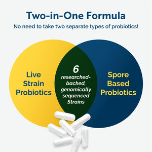 Researched Nutritionals Multi-Biome - Dual-Action Probiotics for Women & Men - Spore + Live Strain Formula with Delayed-Release Capsules for Gut Health, Histamine & Immune Support (30 ct) Researched NutritionalsBuy Supplements Australia