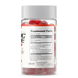 Snap Supplements Nitric Oxide Beet Root Gummies Supplement with Organic Beets - Energy & Circulation Support, 60 Sugar-Free Gummies (30 Servings, 1 Month Supply), Peach Snap Supplements buy supplements Au