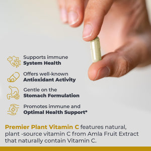Premier Research Labs Vitamin C Supplement - Natural Vitamin C, Whole Food Vitamin C, Essential C Complex, Pure with Bioflavonoids & Organic Ingredients - 60 Vegetarian Capsules Premier Research LabsBuy Supplements Australia