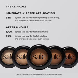 Saie Slip Tint Baked Setting Powder - Translucent Powder for Face Makeup with a Natural-Radiant Finish - Blurs, Brightens & Smooths Complexion - Translucent 2 - Light to Medium (0.24 oz) SaieBuy Supplements Australia