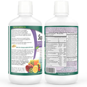 Vital Earth Minerals Detox and Wellness Support – Fulvic Humic Mineral Blend with 70+ Trace Minerals + Super Multi, Liquid Multivitamins, MTHFR Enhancement, 32 OZ Ea Vital Earth MineralsBuy Supplements Australia
