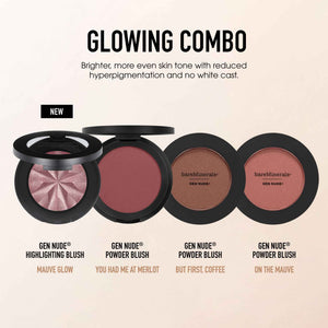 bareMinerals Gen Nude Highlighting Blush, Mauve Glow, Vegan, Cruelty-Free & Dermatologist-Tested