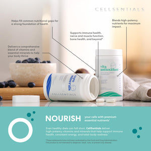 USANA CellSentials - Core Minerals and Vita Antioxidant with InCelligence Technology to Support Total Body Health* - 112 Tablets Per Bottle - 28 Day Supply USANABuy Supplements Australia