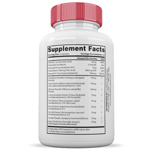 Gluco Renu 688MG Glyco Support Pills Premium Formula Gluo Renew Glycogen Support Formulated Hawthrone Hibiscus Garlic Junpier Powder Olive Forskolin Green Tea Extract 60 Capsules Justified LaboratoriesBuy Supplements Australia