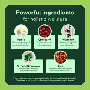 WellWithAll Women’s Multivitamin | Daily Supplement with Essential Vitamins, Minerals & Iron | Supports Immunity, Heart Health, Bone Health, Energy & Mood | Major Allergen - Free | 60 Tablets WellWithAllBuy Supplements Australia