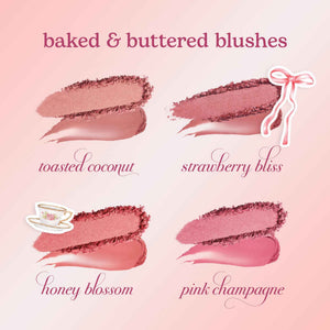 tarte macaron blush & glow duo - Multi-Use Longwear Makeup with Peptides, Cream & Powder Blush Duo with Blend Bar for a Buildable Bright Lifted Look, Vegan & Cruelty-Free, full size, honey blossom