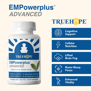 Truehope EMPowerplus Advanced Multivitamin for Women & Men - Broad-Spectrum Multivitamins & Chelated Minerals | 1000% Better Absorption | 37 Research Studies & 28 Years of Success | 30 Day Supply TruehopeBuy Supplements Australia