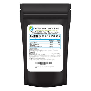 Prescribed for Life Aquamin Powder, Red Marine Algae Supplements, Rich in Plant Based Calcium & Magnesium, 72 Trace Minerals, Non GMO (113g) Prescribed For LifeBuy Supplements Australia