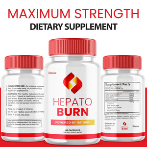 Hepato Burn Capsules - HepatoBurn Supplement Pills Advanced Formula Wait Premium Blend All Natural Loss Support for Men Women, Hepataburn Reviews Maximum Strength Burner Health Wellness (60 Capsules) VitaluxaBuy Supplements Australia