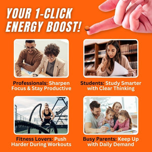 SHO Vegan Energy+ Focus Supplement Kit- Matcha Green Tea Extract, Methylated B Complex, Vitamin B and Caffeine Natural Energy Booster Without Crash, Jitters for Men and Women - 60 Pills Refill Bottle SHOΒ buy supplements Au