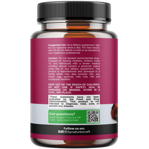 Maca Root Capsules for Women - Potent Herbal Supplement with Female Enhancing Blend of Red Yellow & Black Maca Root - Non-GMO Certified Vegan and Gluten-Free with No Artificial Colors - 30 Count Natures CraftBuy Supplements Australia