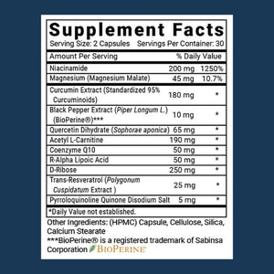 Advanced Bionutritionals – Advanced Mitochondrial Formula Support Supplement, Healthy Aging, Repair, Energy Optimizer with CoQ10, PQQ, Alpha Lipoic Acid, Gluten Free, Vegan, Non GMO (60 Tablets) Advanced BionutritionalsBuy Supplements Australia