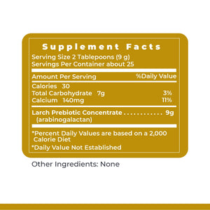 Premier Research Labs Galactan - Larch Arabinogalactan Powder for Men & Women, Prebiotic Fiber Powder for Healthy Gut Microbiome, Larch Tree Extract, Calcium - 8 oz Premier Research LabsBuy Supplements Australia