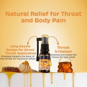 Anatolia Life Bee Propolis Spray + Vitamin C – Alcohol-Free, Natural Orange Flavor, 100% Pure Bee Propolis Extract, Antioxidant Support, Gentle Throat Comfort – 20 ml (~160 Sprays) Anatolia Life buy supplements Au