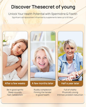 Spermidine 20mg + Fisetin 300mg + Akkermansia for Women丨Cellular Renewal, Metabolic & Gut Health Anven Health buy supplements Au