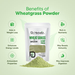 Dr. HERBALIST Wheatgrass Powder 200g - Pure Triticum Aestivum with Chlorophyll Iron & Vitamins A C E | Supports Daily Greens Detox & Nutrient Density* | Halal Dr. HERBALISTBuy Supplements Australia