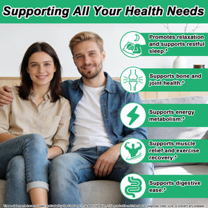 Magnesium Complex 700mg, 12 in 1 Magnesium Supplement with Glycinate Citrate Malate Oxide Taurate Aspartate Orotate Magnesium Relaxation, Muscle, Sleep Support, High Absorption Liquid Magnesium丨Vegan WellVeraVida buy supplements Au