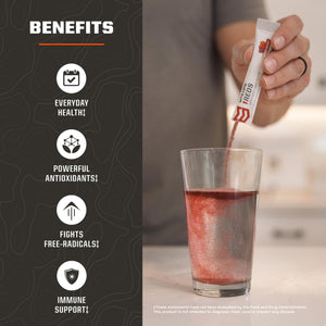 MTN OPS Reds Super Reds Antioxidant Drink Powder Daily Health Blend with Phytonutrients Free Radical Support 30 On The Go Stick Packs MTN OPSBuy Supplements Australia