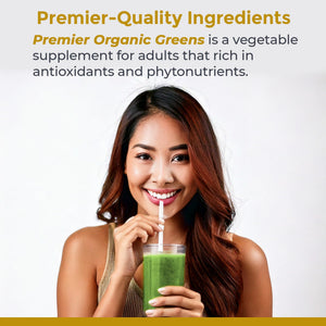 Premier Research Labs Premier Organic Greens - Super Greens Powder, Greens Superfood Powder for Drinks, Green Juice, Nutrition Support, Supergreens for Men & Women, Spinach, Alfalfa, Chlorella - 10 oz Premier Research LabsBuy Supplements Australia