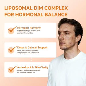 DIM Supplement 400 mg | Advanced Liposomal Multi-Action Complex for Estrogen Balance in Women & Men | Supports Hormonal Acne, Healthy Estrogen Metabolism & Clear Skin | Third-Party Tested DismokBuy Supplements Australia