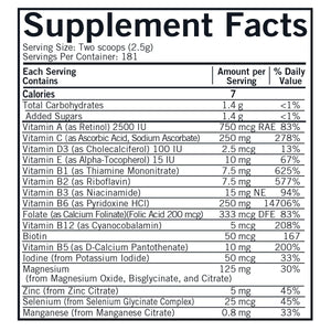Super Nu-Thera Powder - Hypoallergenic - Unflavored - 16 Ounces Kirkman buy supplements Au