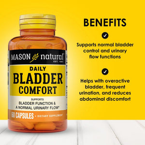 MASON NATURAL Daily Bladder Comfort, 30,Day Supply with Calcium, Pumpkin Seed, & Soy Germ to Support Normal Bladder Function MASON NATURALBuy Supplements Australia