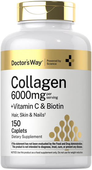 Doctor's Way Collagen Complex | 150 Caplets | with Vitamin C and Biotin | Non-GMO, Gluten Free Supplement Doctor's Way buy supplements Au