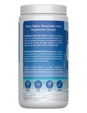 Natural Vitality Calm, Magnesium Supplement, Anti-Stress Drink Mix Powder, Gluten Free, Vegan, & Non-GMO, Original Unflavored, 16 oz Natural VitalityBuy Supplements Australia