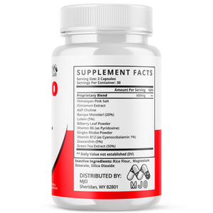 (3 Pack) BioGlyco Flow Blood Optimizer Capsules, Official BioGlyco Flow Pills with All Natural Ingredients, Advanced Health and Wellness Supplement with Maximum Strength Multivitamins (180 Capsules) MJO buy supplements Au