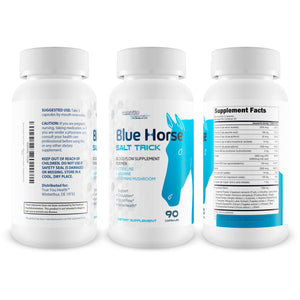 Blue Horse Salt Trick - Our Best Blood Flow Supplement for Men - Our Best Circulation Supplement - Male Circulation Supplements Nitric Oxide Vasodilator to Improve Blood Flow 7 Blue Salt Trick for Men True You HealthBuy Supplements Australia