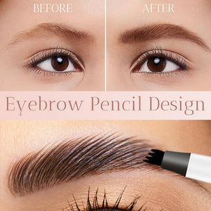 2PCS New Waterproof Brow Pencil with Micro-Fork Tip, 3D Magic Eyebrow Pencil 4-Head Split Waterproof Long-lasting,Fine Stroke Eyebrow Pen Makeup Eyebrow Pencils Stay on All Day (Brown) GenericBuy Supplements Australia